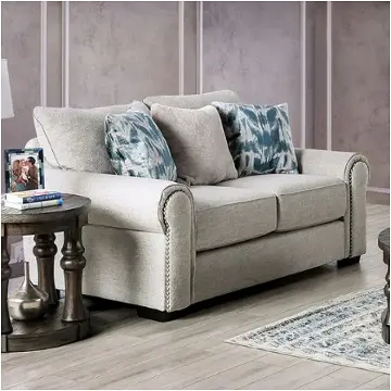 Sm1215-lv Furniture Of America Laredo Living Room Furniture Loveseat