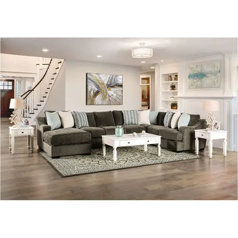 Sm1123 Furniture Of America Farringdon Living Room Furniture Sectional