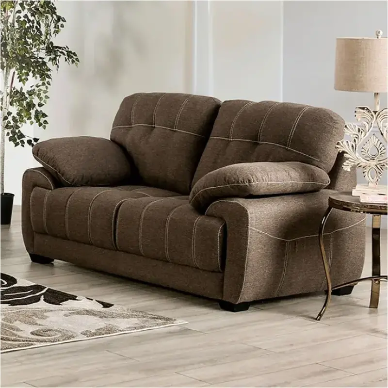 Em6722br-lv Furniture Of America Canby Living Room Furniture Loveseat