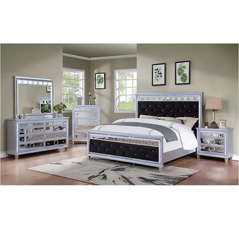 Cm7541bk-q Furniture Of America Mairead Bedroom Furniture Bed