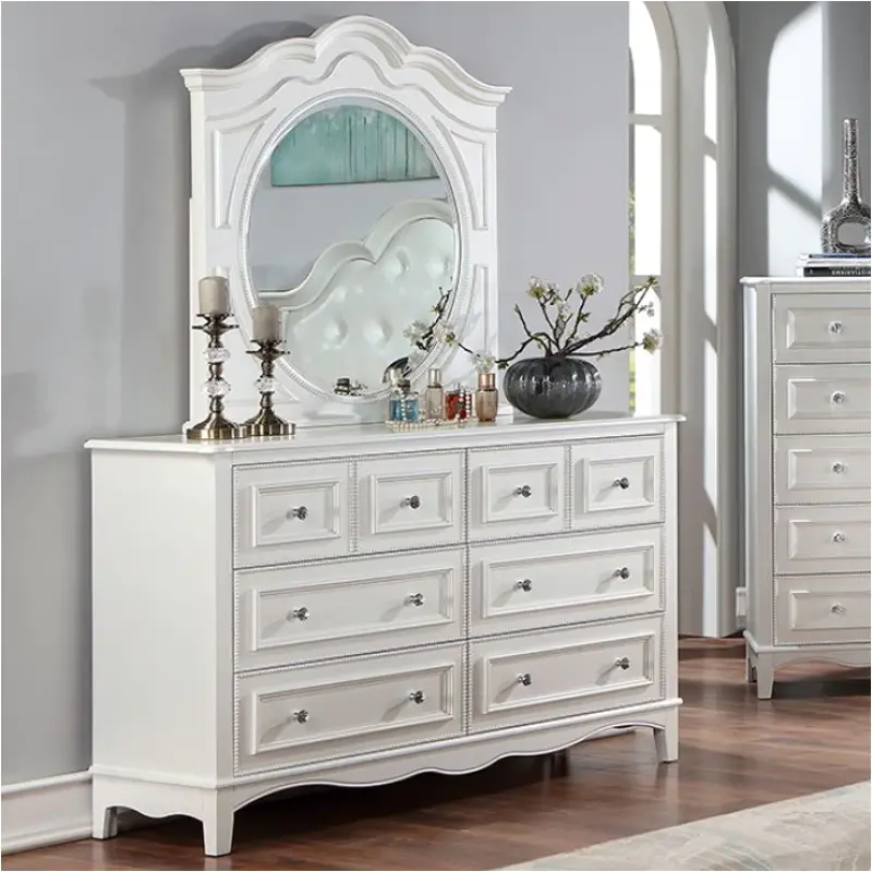 Cm7456wh-d Furniture Of America Cadence Bedroom Furniture Dresser