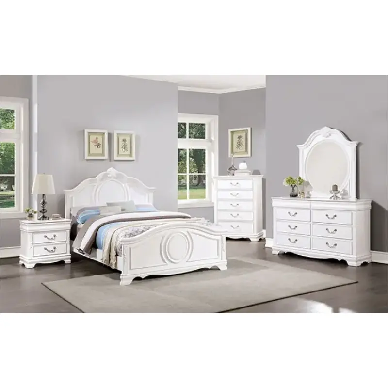 Cm7458wh-t Furniture Of America Alecia Bedroom Furniture Bed
