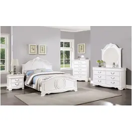 Cm7458wh-t Furniture Of America Alecia Bedroom Furniture Bed