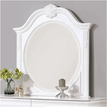 Cm7458wh-m Furniture Of America Alecia Bedroom Furniture Mirror