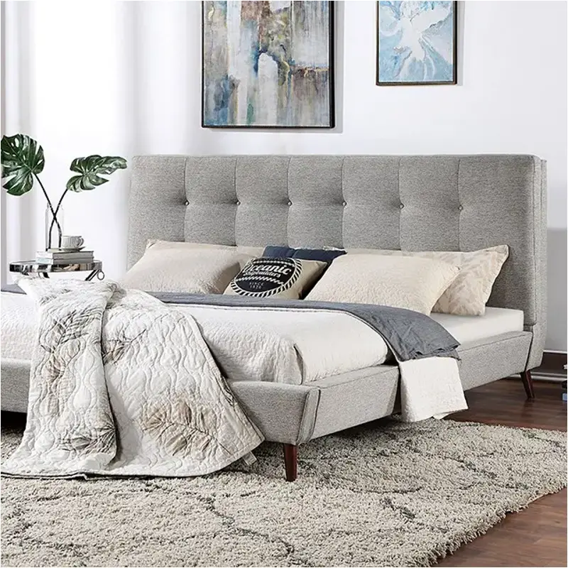 Cm7241gy-ck Furniture Of America Bedroom Furniture Bed