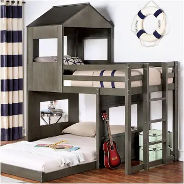 Foa-bk827gy-l Furniture Of America Kristoff Bedroom Furniture Bed