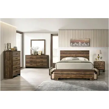Cm7319wn-ek Furniture Of America Duckworth Bedroom Furniture Bed