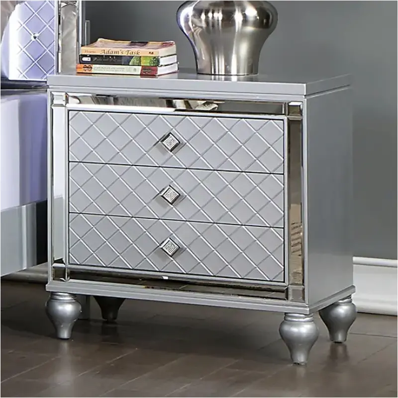 Cm7320sv-n Furniture Of America Calandria Bedroom Furniture Nightstand