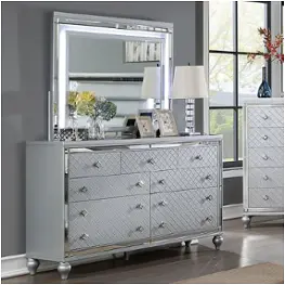 Cm7320sv-d Furniture Of America Calandria Bedroom Furniture Dresser