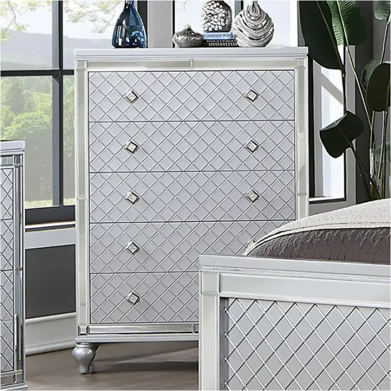 Cm7320sv-c Furniture Of America Calandria Bedroom Furniture Chest