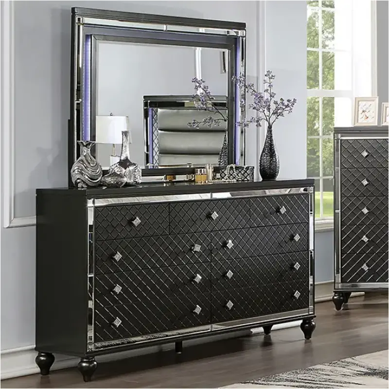 Cm7320gy-d Furniture Of America Calandria Bedroom Furniture Dresser