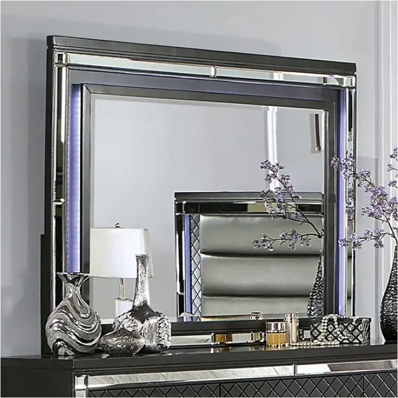 Cm7320gy-m Furniture Of America Calandria Bedroom Furniture Mirror