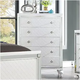 Cm7320wh-c Furniture Of America Calandria Bedroom Furniture Chest