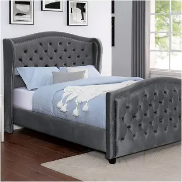 Cm7454dg-q Furniture Of America Kerran Bedroom Furniture Bed