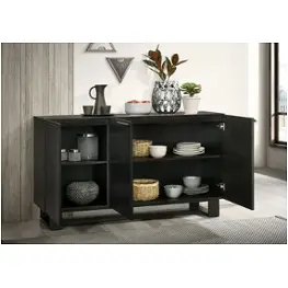 Cm3513bk-sv Furniture Of America Philipsburg Dining Room Furniture Server