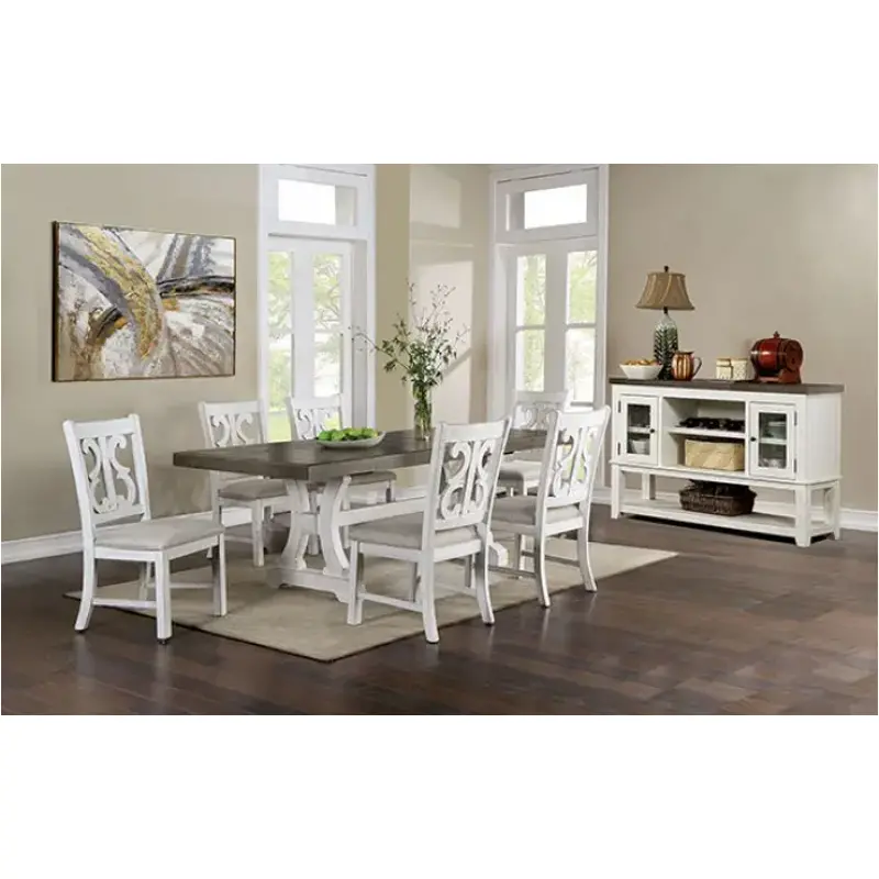 Cm3417gy-t Furniture Of America Auletta Dining Room Furniture Dining Table