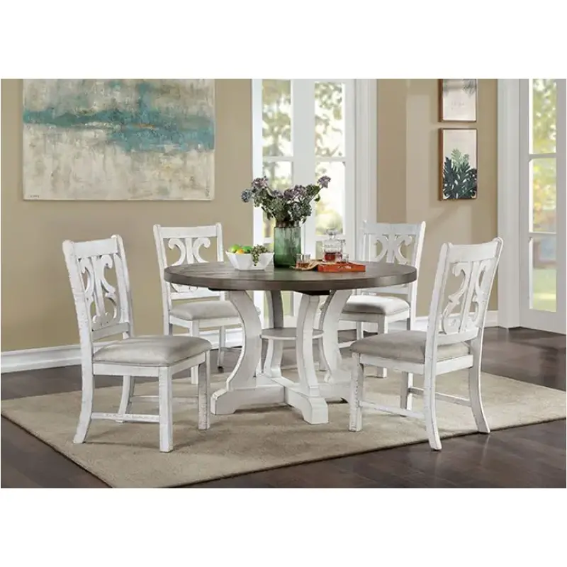 Cm3417gy-rt Furniture Of America Auletta Dining Room Furniture Dining Table