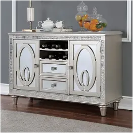 Cm3541sv-sv Furniture Of America Cathalina Dining Room Furniture Server