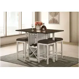 Cm3168br-pt Furniture Of America Bingham Dining Room Furniture Counter Height Table