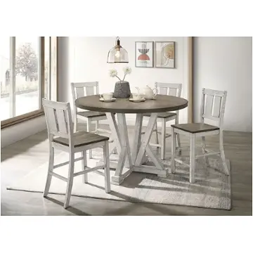 Cm3289br-rpt-48 Furniture Of America Dakota Dining Room Furniture Counter Height Table
