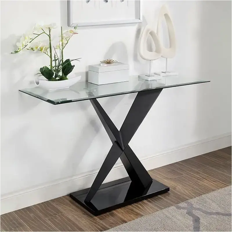 Cm4191bk-s Furniture Of America Xanthus Living Room Furniture Sofa Table