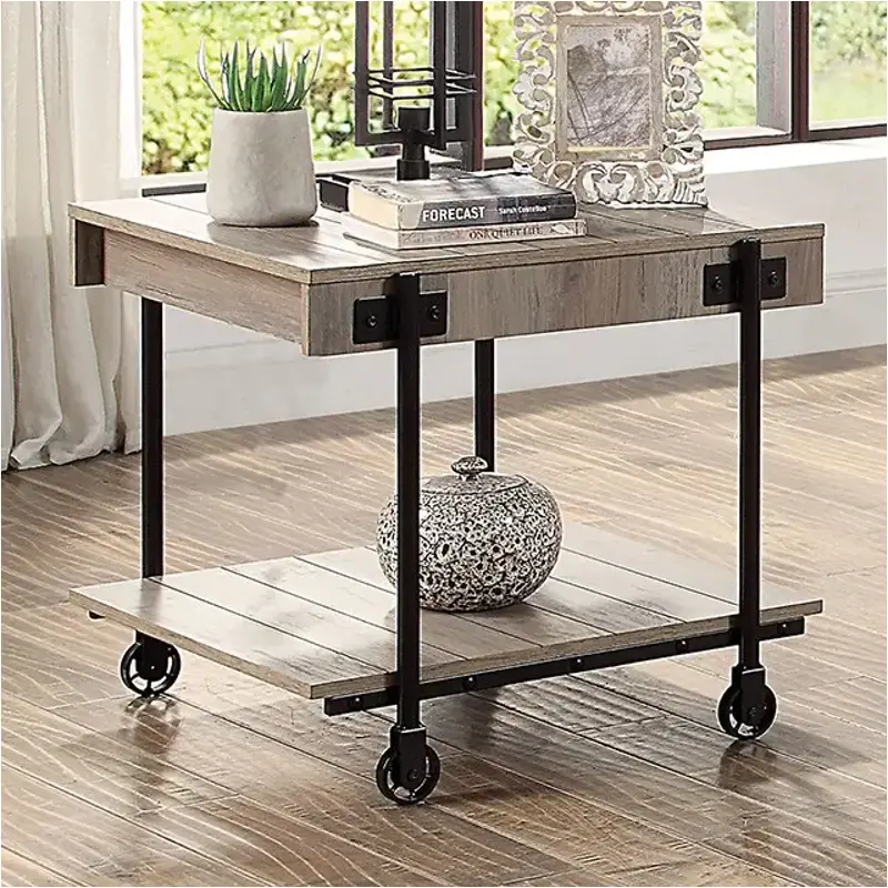 Cm4217a-e Furniture Of America Lobb Living Room Furniture End Table