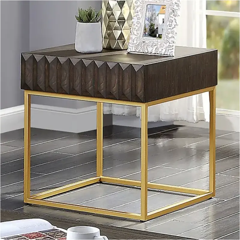 Cm4545wn-e Furniture Of America Augsburg Living Room Furniture End Table