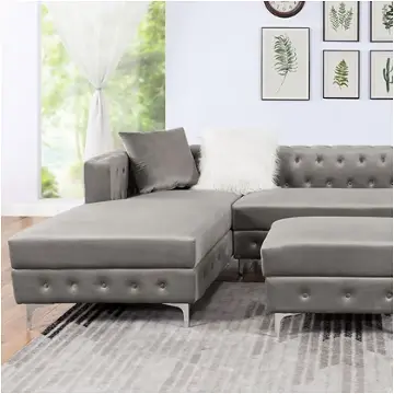 Cm6256gy-sect Furniture Of America Ciabattoni Living Room Furniture Sectional