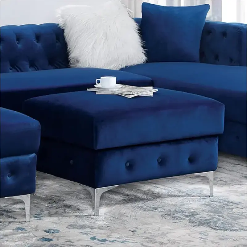 Cm6256nv-ot Furniture Of America Ciabattoni Living Room Furniture Ottoman
