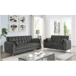 Cm6259dg-lv Furniture Of America Lupine Living Room Furniture Loveseat