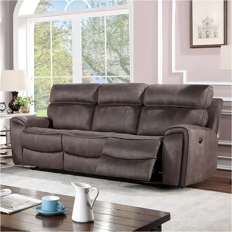 Cm6260br-sf-pm Furniture Of America Clint Living Room Furniture Sofa