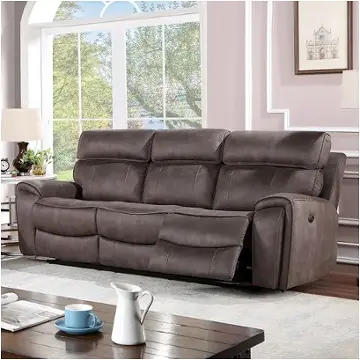 Cm6260br-sf-pm Furniture Of America Clint Living Room Furniture Sofa