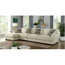 Cm6587bg-sect-ll Furniture Of America Kaylee Living Room Furniture Sectional