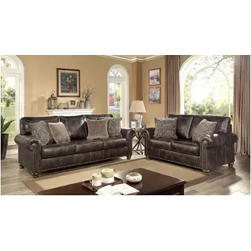 Cm6731db-lv Furniture Of America Bemus Living Room Furniture Loveseat