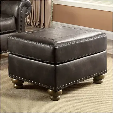 Cm6731db-ot Furniture Of America Bemus Living Room Furniture Ottoman