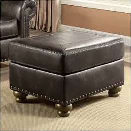 Cm6731db-ot Furniture Of America Bemus Living Room Furniture Ottoman