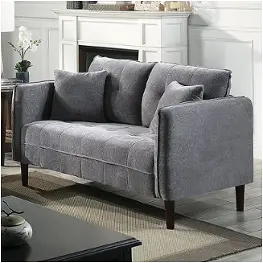 Cm6736dg-lv Furniture Of America Lynda Living Room Furniture Loveseat