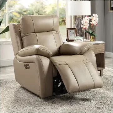 Cm6739lb-ch-pm Furniture Of America Gaspe Living Room Furniture Recliner