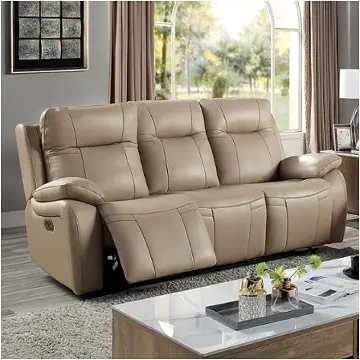 Cm6739lb-sf-pm Furniture Of America Gaspe Living Room Furniture Sofa
