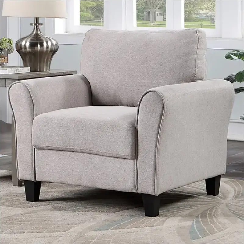 Cm6741lg-ch Furniture Of America Barnet Living Room Furniture Accent Chair