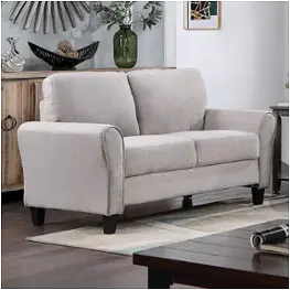 Cm6741lg-lv Furniture Of America Barnet Living Room Furniture Loveseat