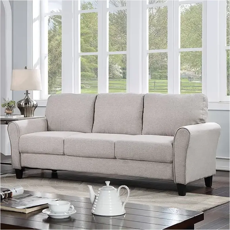 Cm6741lg-sf Furniture Of America Barnet Living Room Furniture Sofa