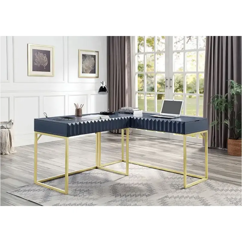 Cm-dk406bl Furniture Of America Freiburg Living Room Furniture Desk