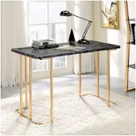 Cm-dk919bk Furniture Of America Delphine Living Room Furniture Desk