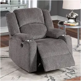 Cm-rc6763gy Furniture Of America Hadrian Living Room Furniture Recliner