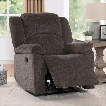 Cm-rc6763br Furniture Of America Charon Living Room Furniture Recliner