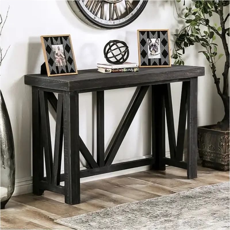 Em4001dg-s Furniture Of America Halton Hills Living Room Furniture Sofa Table