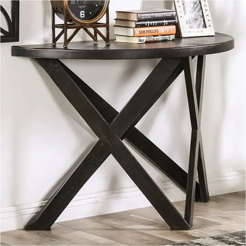 Em4003bk-s Furniture Of America Culver Living Room Furniture Sofa Table