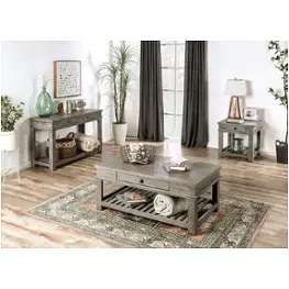 Em4009gy-c Furniture Of America Mcallen Living Room Furniture Cocktail Table