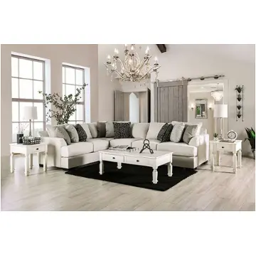 Sm1119 Furniture Of America Gunnersbury Living Room Furniture Sectional